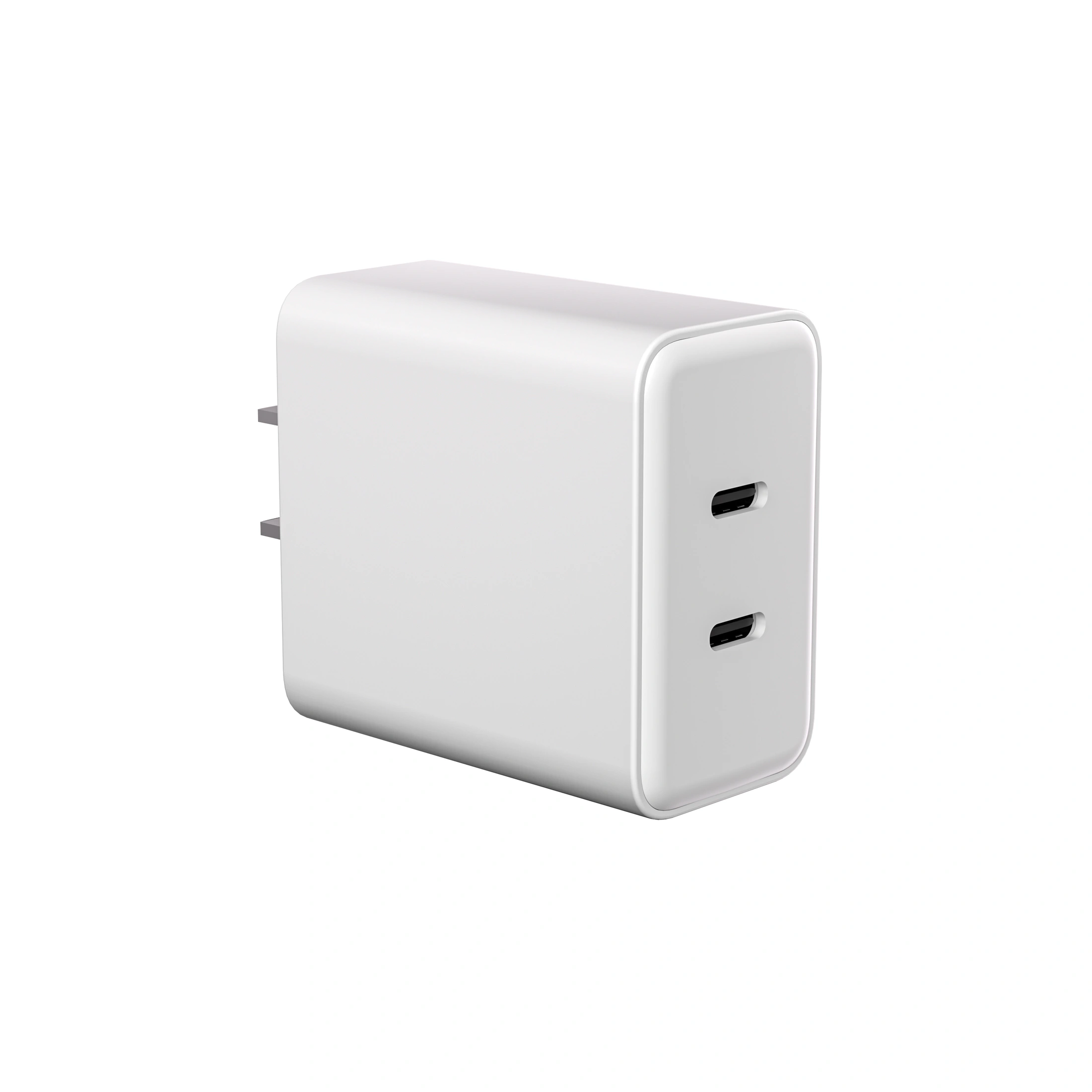 双口 USB-C 充电头，作品图 1